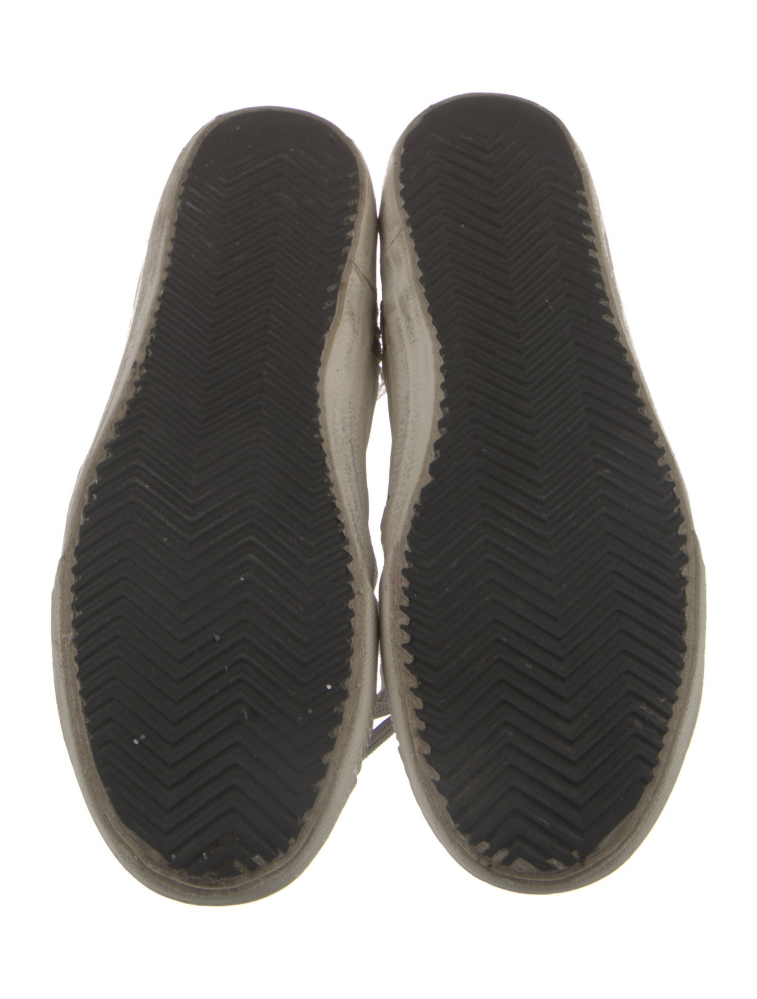 Golden Goose Leather Colorblock Pattern Sneakers